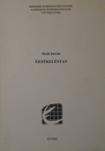 De�k Istv�n - �rt�kel�stan