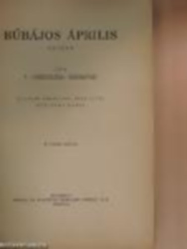 A "Szerelem" szerzje - Bbjos prilis