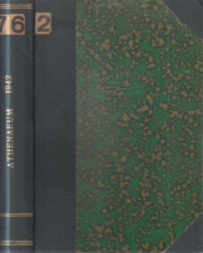 gróf Révay József - Athenaeum 1942. (Új folyam, 28. kötet)