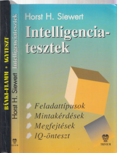 Bnki-Flamm Horst H. Siewert - 2 db. pszicholgiai ktet (Intelligenciatesztek + Agyteszt)