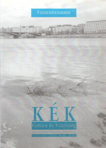 Kk Kultra  s Kzssg III. folyam I. vf. 1. szm 1997. december