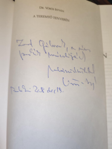 Dr. V�r�s Istv�n - A teremt� tenyer�n