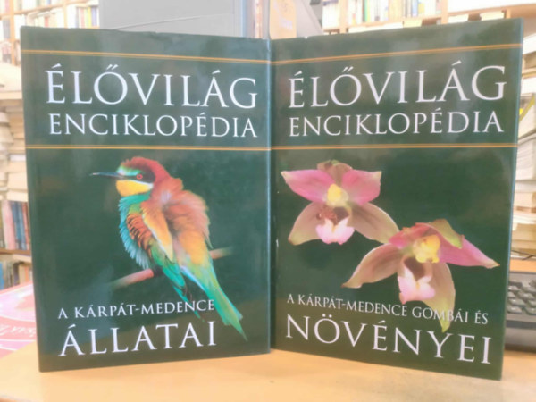 Ujhelyi P�ter  ( szerk.) - 2 db �l�vil�g enciklop�dia: A K�rp�t-medence �llatai + A K�rp�t-medence n�v�nyei
