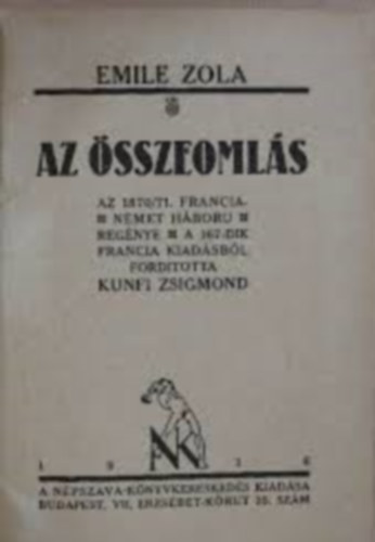 �mile Zola - Az �sszeoml�s
