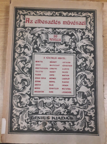 Az elbeszls mvszei - 30 novella