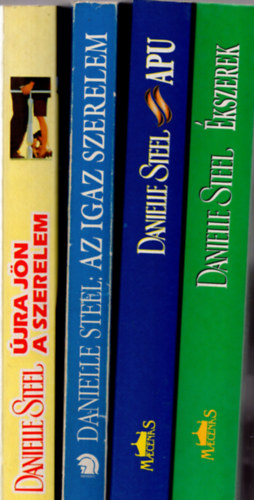 Danielle Steel - 4 db Danielle Steel könyv ( Az igaz szerelem + Apu + Ékszerek + Újra jön a szerelem )