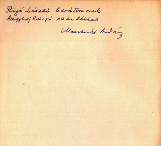 Martink� Andr�s - Pet�fi �tja a gy�ri Haz�nkhoz (dedik�lt)