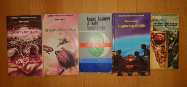 Mircea Eliade Isaac Asimov - 4 sci-fi kötet Isaac Asimovtól + ajándék könyv: Alapítvány és Föld, Az Alapítvány pereme 1-2., A hold tragédiája + Különös kalandok