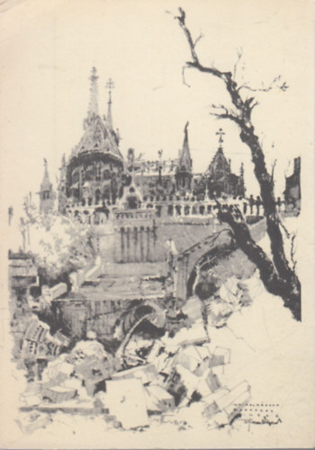A megronglt Halszbstya (rgi kpeslap)
