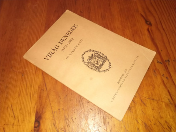 Kisb�n Emil - Vir�g Benedek (1754-1830)