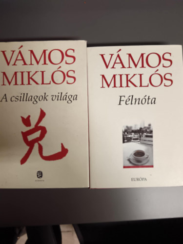 2db Vámos Miklós könyv -Félnóta+A csillagok világában