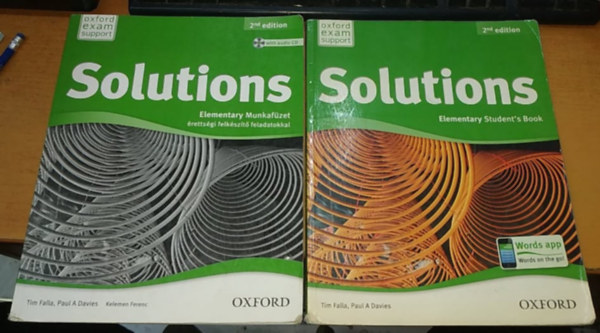 Paul A. Davies - Tim Falla - Solutions - Elementary Student's Book + CD + munkafzet
