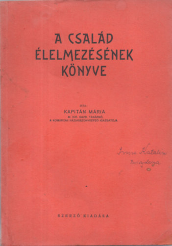 Kapitn Mria - A csald lelmezsnek knyve