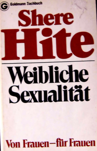Shere Hite Weibliche Sexualitat Von Frauen - fr Frauen