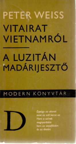 Peter Weiss - Vitairat Vietnamrl - A luzitn madrijeszt