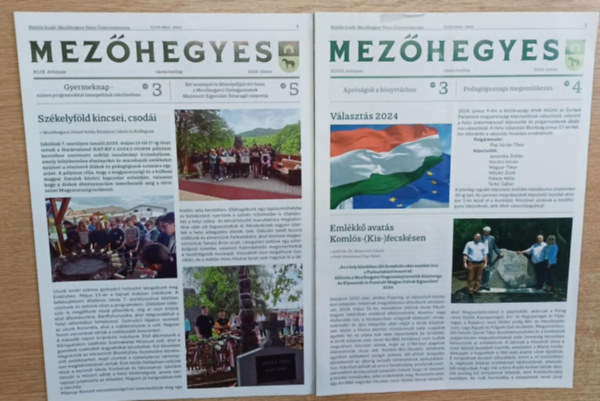 2 db Mezhegyes folyirat: 2024. jnius s 2025. jniusi szmok