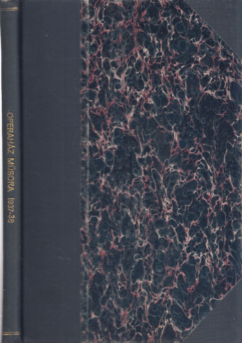 Az Operah�z m�sora 1937-38.