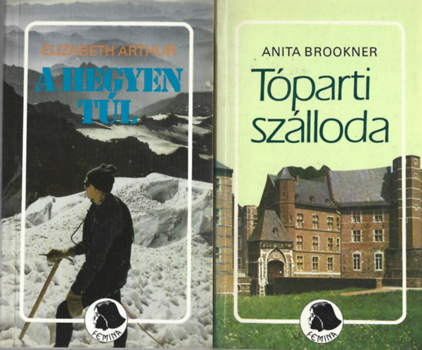 2 db Femina knyv, Elizabeth Arthur: A hegyen tl, Anita Brookner: Tparti szlloda