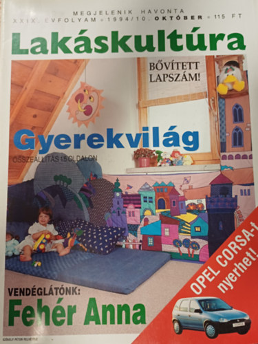 Lakáskultúra XXIX. évfolyam 1994/10. október