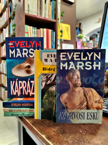 Evelyn Marsh - KNYVMENT AJNLAT, 6 DB. Evelyn Marsh regny. Hideg lels+ Az orvosi esk+ Kprzat+ A flelem rnykban+ A kbulat ra+ A Siva lelse