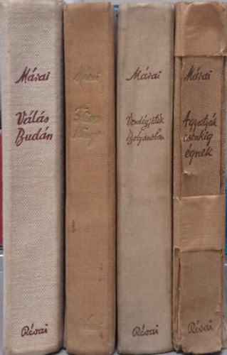 Mrai Sndor - 4 DB MRAI SNDOR KNYV (I. KIADS): VLS BUDN+FVES KNYV+VENDGJTK BOLZANBAN+A GYERTYK CSONKIG GNEK