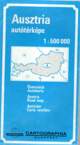 Ausztria autótérképe - 1:500.000 - Cartographia