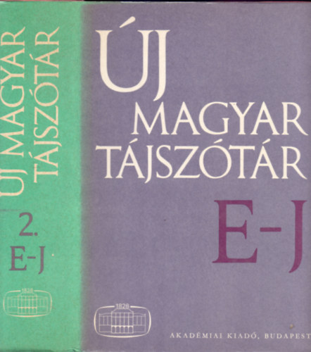 Hossz� Ferenc  (szerk.) B. L�rinczy �va (f�szerk.) - �j magyar t�jsz�t�r 2. k�tet - E-J