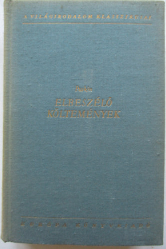 Alexander Szergejevics Puskin - Elbesz�l� k�ltem�nyek