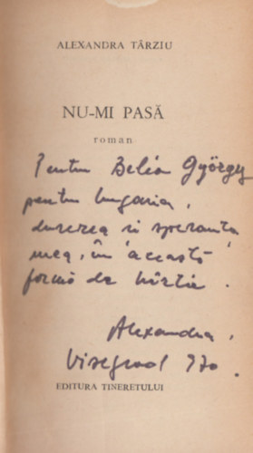 Alexandra Tarziu - Nu-mi pasa (Dedik�lt)