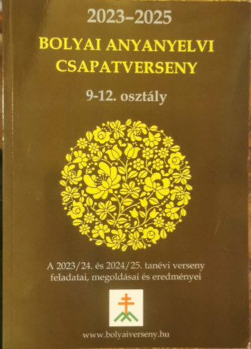 Bolyai Anyanyelvi Csapatverseny 9-12. oszt�ly - 2023-2025