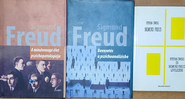 Stefan Zweig Sigmund Freud - 3db Sigmun Freuddal kapcsolatos ktet - Sigmund Freud-Bevezets a pszichoanalzisbe, A mindennapi let pszichopatolgija, Freud-Zweig-Stefan Zweig s Sigmund Freud levelezse