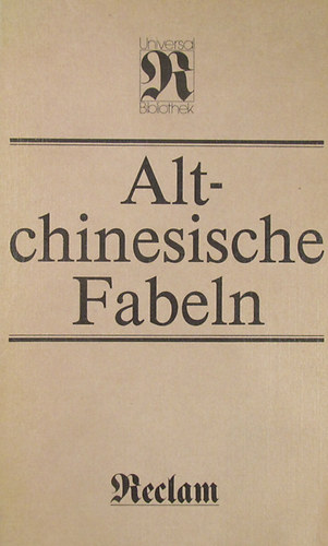 Käthe Zhao - Senta Lewin - Altchinesische Fabeln