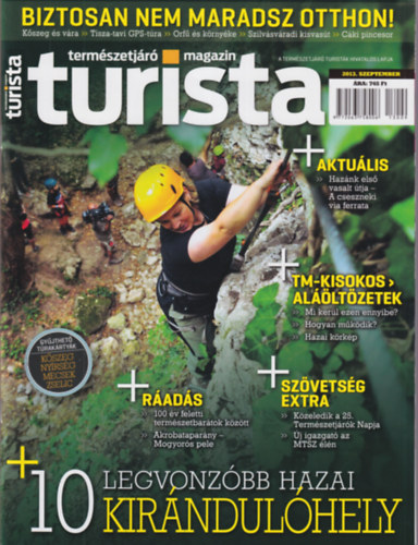 3 db Turista magazin 2012.  oktber, november , 2013. szeptember