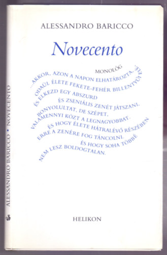 Alessandro Baricco - Novecento (Novecento. Un monologo.)