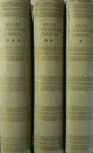 Eurpa Knyvkiad - Angol renesznsz drmk I-III.