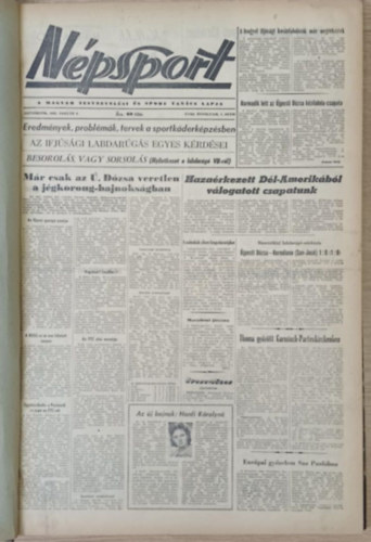 N�psport 1962/1-256. sz�mok (teljes �vfolyam, 4 k�tetben)