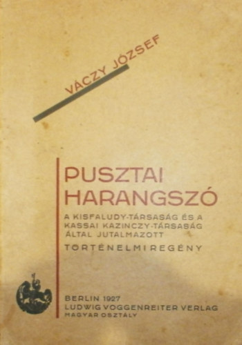 Vczy Jzsef - Pusztai harangsz