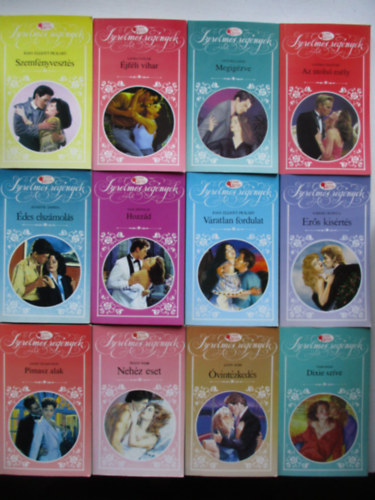 T�bb szerz� - 1 tucat reg�ny a V�r�s R�zsa sorozatb�l (�vint�zked�s, Dixie sz�ve, Neh�z eset, Pimasz alak, Er�s k�s�rt�s, stb...)