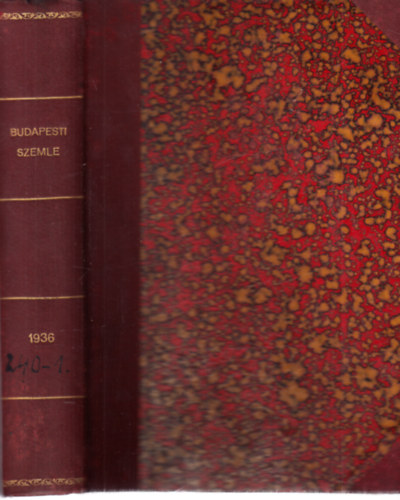 Voinovich G�za - Budapesti Szemle 240. k�tet - 698.,699.,700. sz�m