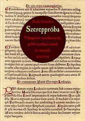 Szalai Erzs�bet - Szereppr�ba - V�logatott tanulm�nyok, publicisztikai �r�sok �s interj�k (1982-1993)