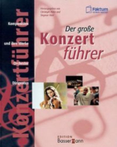 Siegmar Hohl Christoph Hahn - Der gro�e Konzertf�hrer