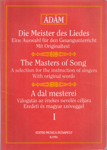 Ádám Jenő - A Dal Mesterei I.