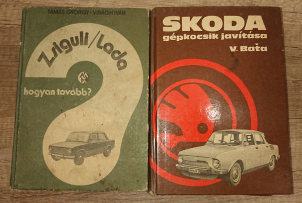 2 k�nyv 2 klasszikus szocialista kocsir�l: Zsiguli/Lada - Hogyan tov�bb?, Skoda g�pkocsik jav�t�sa