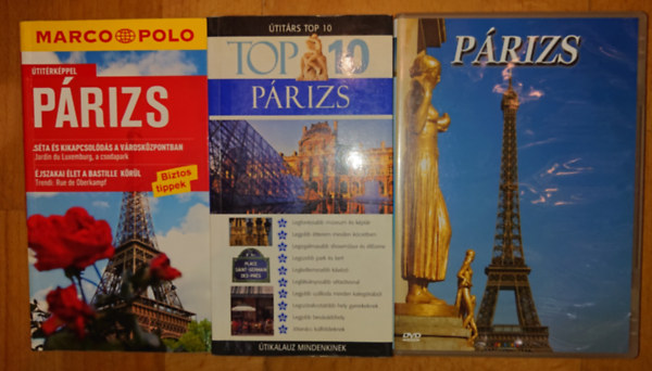 2 �tik�nyv P�rizsr�l aj�nd�k P�rizs DVD-vel: P�rizs (Marco Polo), P�rizs (�tit�rs Top 10)
