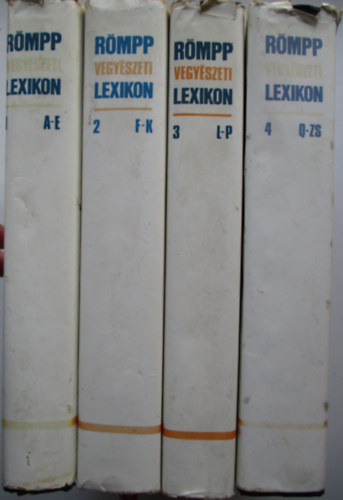 Otto-Albrecht, dr. Neumüller - Römpp vegyészeti lexikon I-IV.