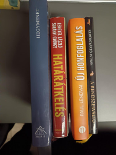 4db k�nyv :A rendszerv�lt�+�j honfoglal�s+Hat�r�tkel�s+Hegymenet