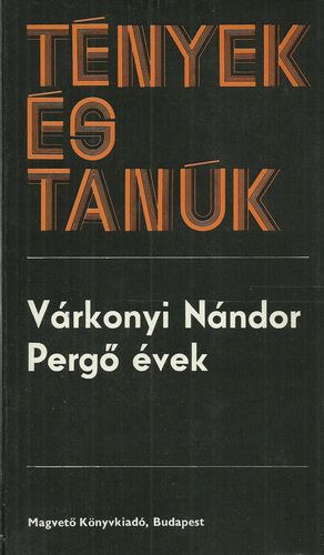 V�rkonyi N�ndor - Perg� �vek