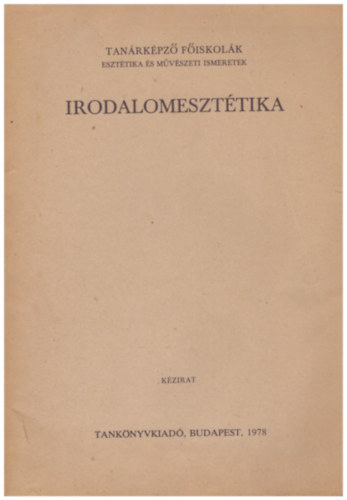 F�ld�nyi L�szl�-Poszler Gy�rgy - Irodalomeszt�tika