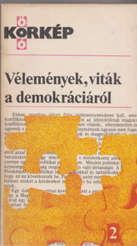 Zldi Lszl  (szerk.) - Vlemnyek, vitk a demokrcirl