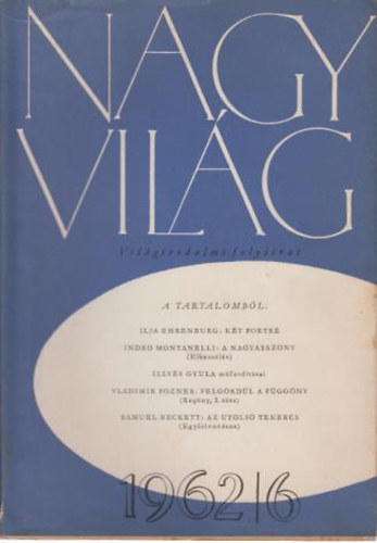 Kardos Lszl-Gereblyes Lszl - Nagyvilg (Vilgirodalmi folyirat)1962/6